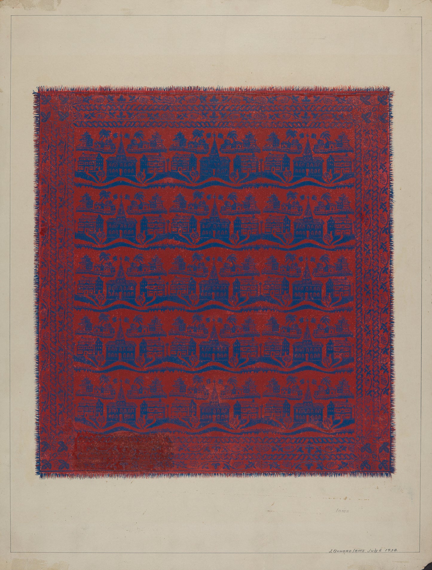 Coverlet, 1938