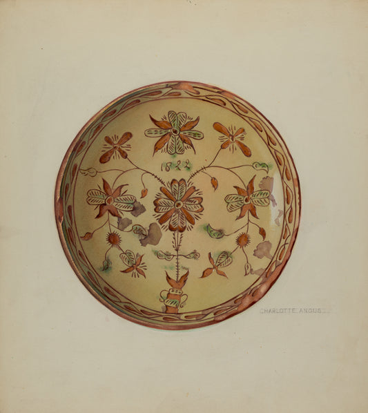 Pie Plate, 1936