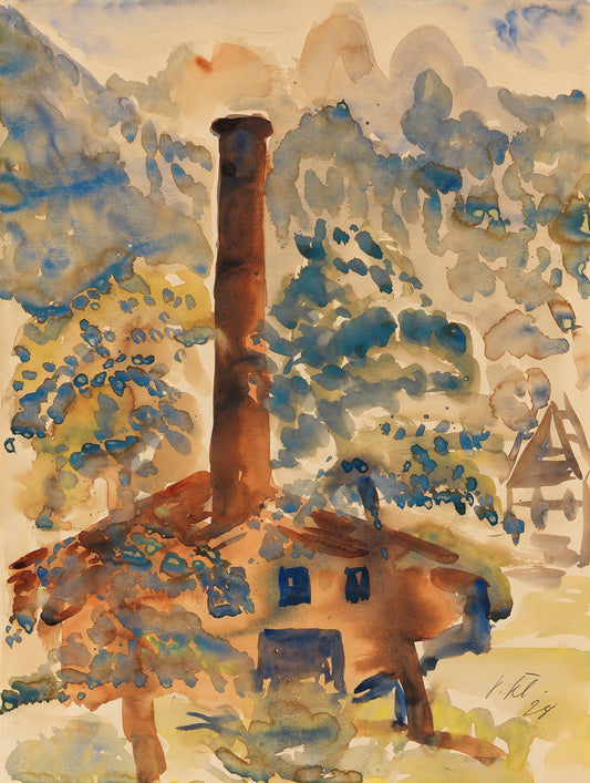 Landschaft mit Fabrik, 1928