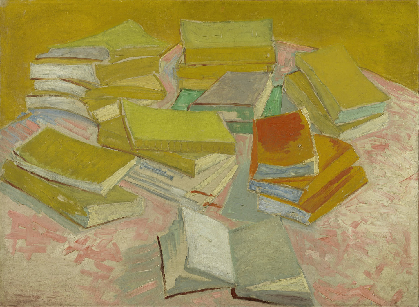 Piles of French Novels, 1887