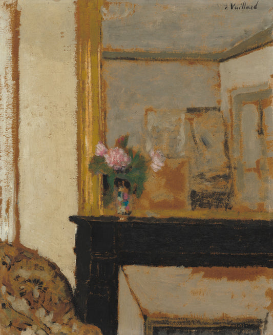 Vase of Flowers on a Mantlepiece, 1900